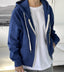 Semi Crop Zip Hoodie - HOLIHOLIC