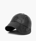 Simple Leather Bucket Hat - HOLIHOLIC