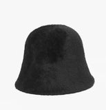 Soft Fake Angora Bucket Hat - HOLIHOLIC