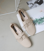 Soft Leather Flat Loafer - HOLIHOLIC