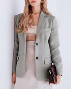 Soft Two Button Blazer - HOLIHOLIC