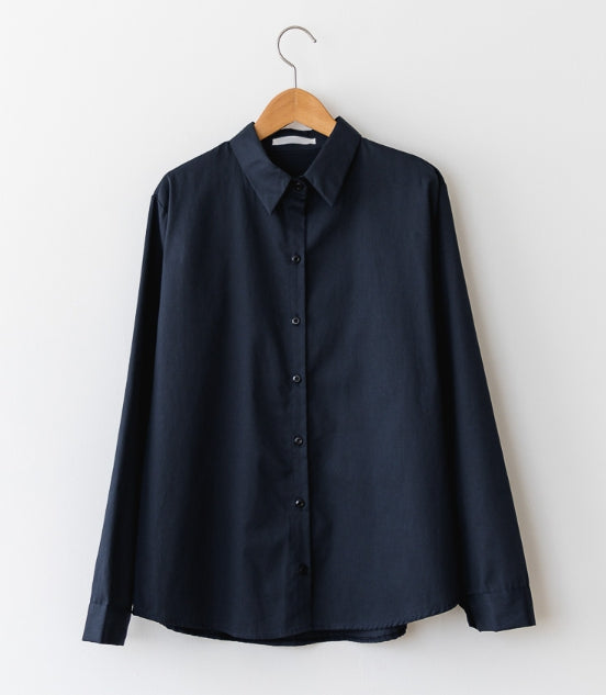 Solid Daily Cotton Shirt-Holiholic