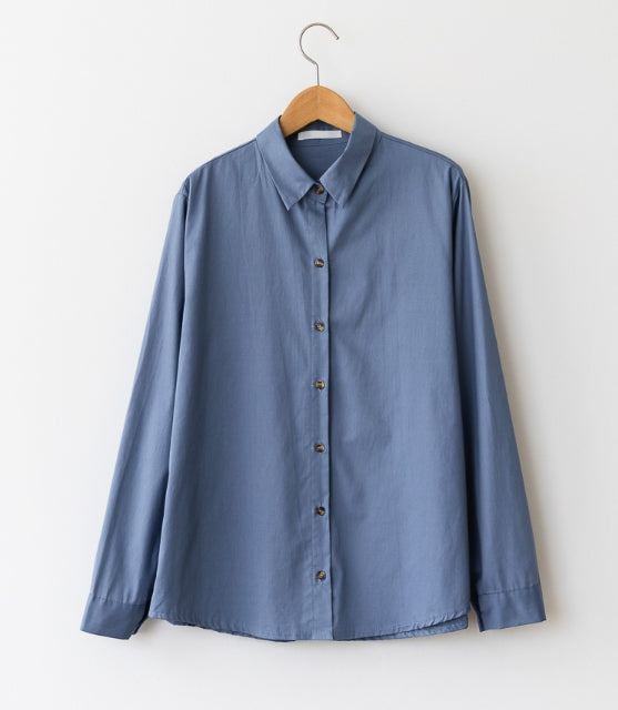 Solid Daily Cotton Shirt-Holiholic