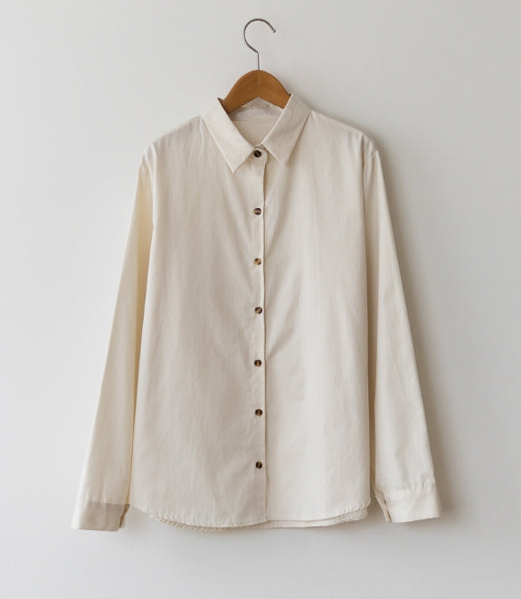 Solid Daily Cotton Shirt-Holiholic