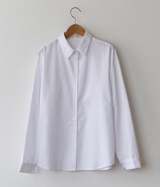 Solid Daily Cotton Shirt-Holiholic