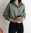 Solid Daily Cotton Shirt-Holiholic
