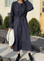 Solid Front Button Down Dress - HOLIHOLIC