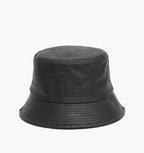 Solid Leather Bucket Hat - HOLIHOLIC