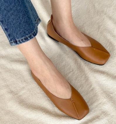 Stitch Point Ballet Flats - HOLIHOLIC