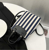 Stripe Mini Cross Bag