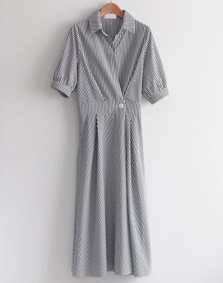 elasticated waist shirt dress INSPIRE CHIC Women's Wear to Work Notched Lapel V Neck Elastic Waist Shirt Dress with Pockets XS Khaki