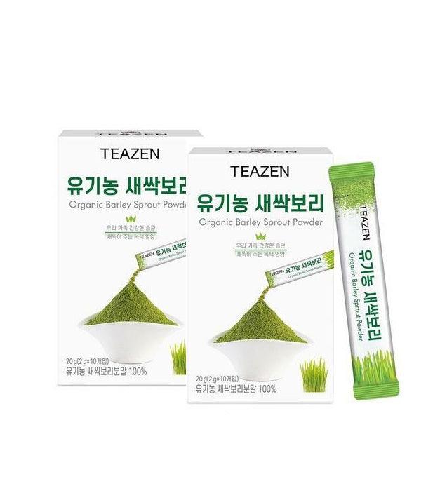 [TEAZEN] 1+1 Barley Sprout Powder 10 Sticks - HOLIHOLIC Main image