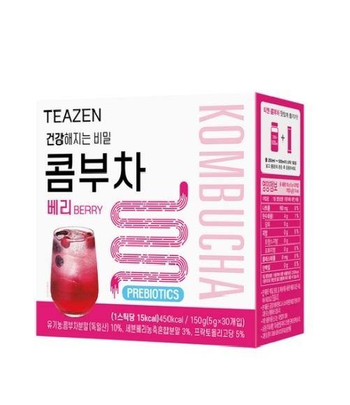 [TEAZEN] Kombucha Berry Flavor 30sticks - HOLIHOLIC