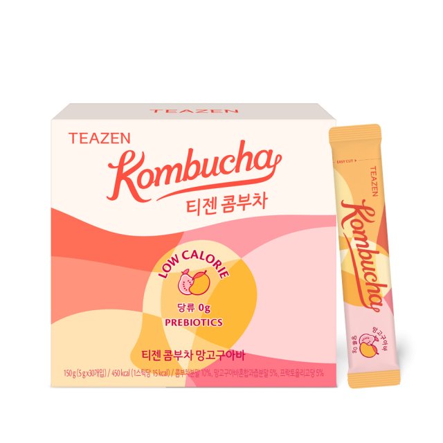 [TEAZEN] NEW Kombucha Mango Guava 5g * 30 sticks-Holiholic