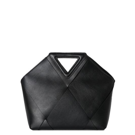 Triangle Handle Authentic Leather Bag - HOLIHOLIC