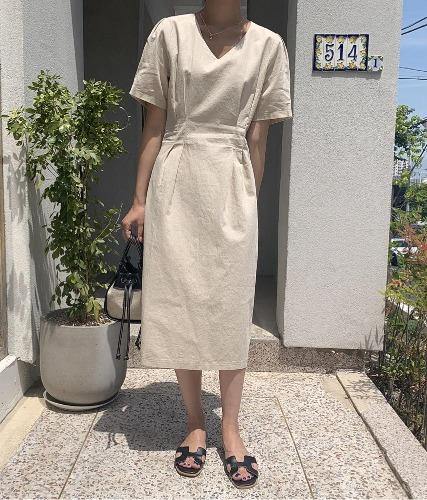 Tulip Sleeve Linen Dress | The best Dresses HOLIHOLIC Tulip Sleeve Linen Dress | The best Dresses HOLIHOLIC