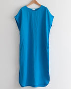 Unlined Side Split Linen Dress - HOLIHOLIC