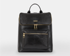 Croc Pocket Leather Backpack - HOLIHOLIC