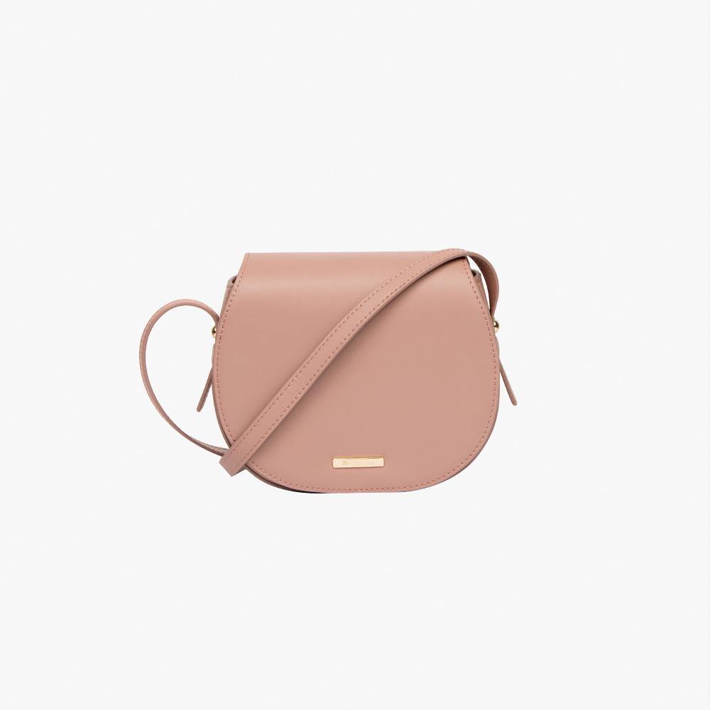 Bubble Roundy Hip Leather Cross Bag - HOLIHOLIC