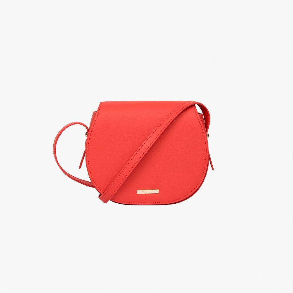 Bubble Roundy Hip Leather Cross Bag - HOLIHOLIC