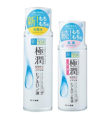 [HADA LABO] Hadalabo Gokujyun Lotion 170ml & Milk 140ml Special Set - HOLIHOLIC Main image
