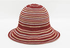 Urban Stripe Bucket Hat - HOLIHOLIC