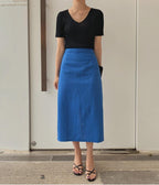 Merlin Linen Skirt - HOLIHOLIC