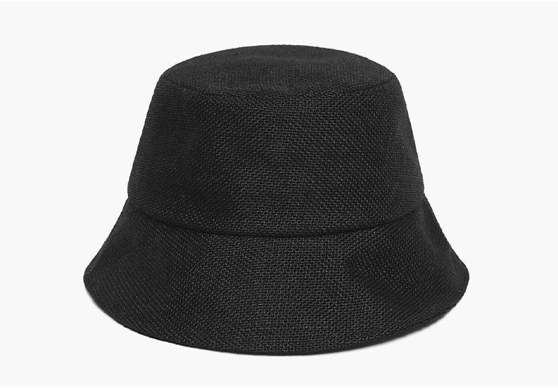 Simple Linen Bucket Hat - HOLIHOLIC