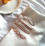 Crunky Hair Grip Set (4pcs) - HOLIHOLIC