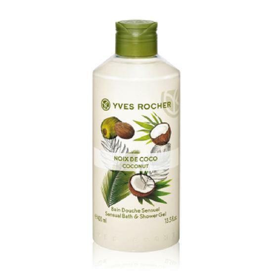 [Yves Rocher] Sensual Bath and Shower Gel - Coconut 400 ml - HOLIHOLIC