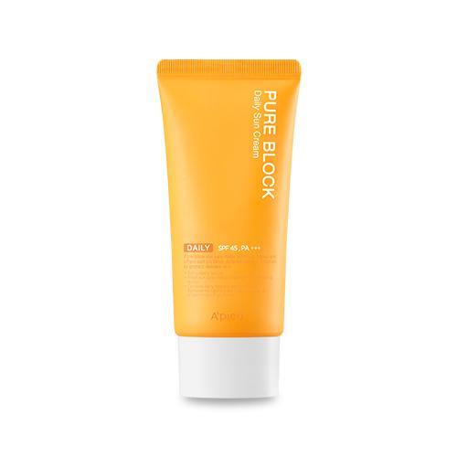 [A'PIEU] Pure Block Natural Daily Sun Cream SPF45 PA+++ 50ml / 100ml - HOLIHOLIC Main image