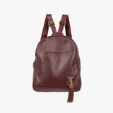 Erika Tassel Leather Backpack