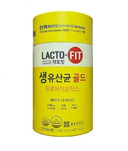 [Chong Kun Dang] LACTO-FIT Probiotics Gold 50 Sticks - HOLIHOLIC Main image